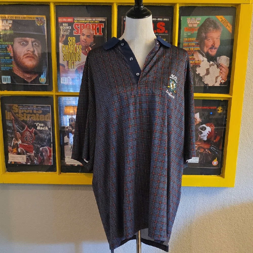 Stylish Blue and Red Polo Shirt for Everyday Comfort